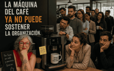 La máquina del café ya no puede sostener la organización